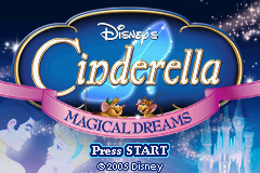 Cinderella - Magical Dreams Title Screen